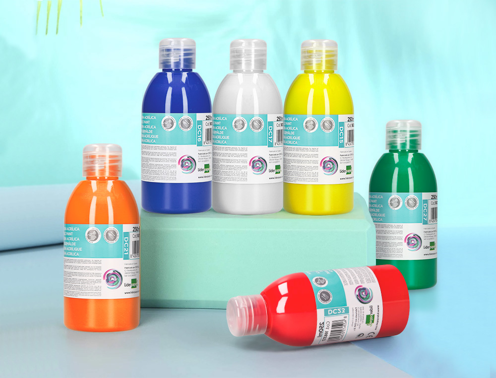 PINTURA ACRILICA LIDERPAPEL BOTE DE 250 ML MARRON